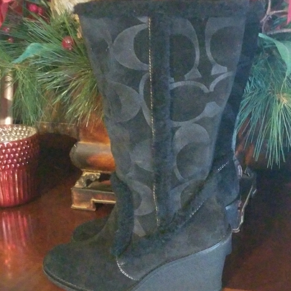 Coach Wedge Boots